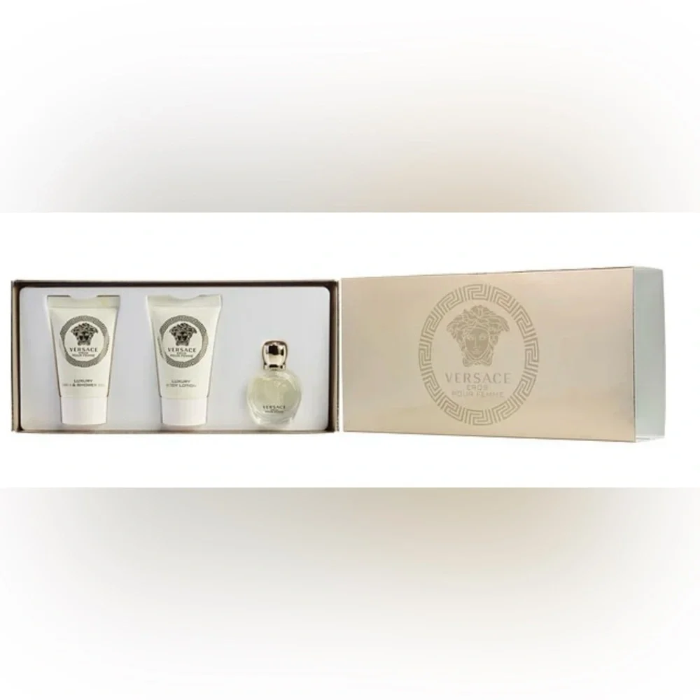 VERSACE Eros Pour Femme Gift Set NEW - Picture 2 of 7